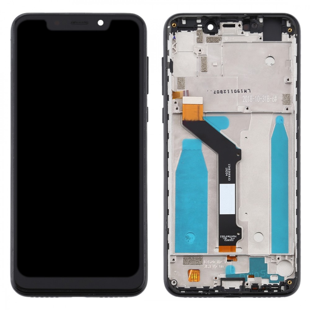 LCD Screen and Digitizer Full Assembly With Frame for Motorola Moto One (P30 Play) (Black) Other Replacement Parts Motorola One (P30 Play)